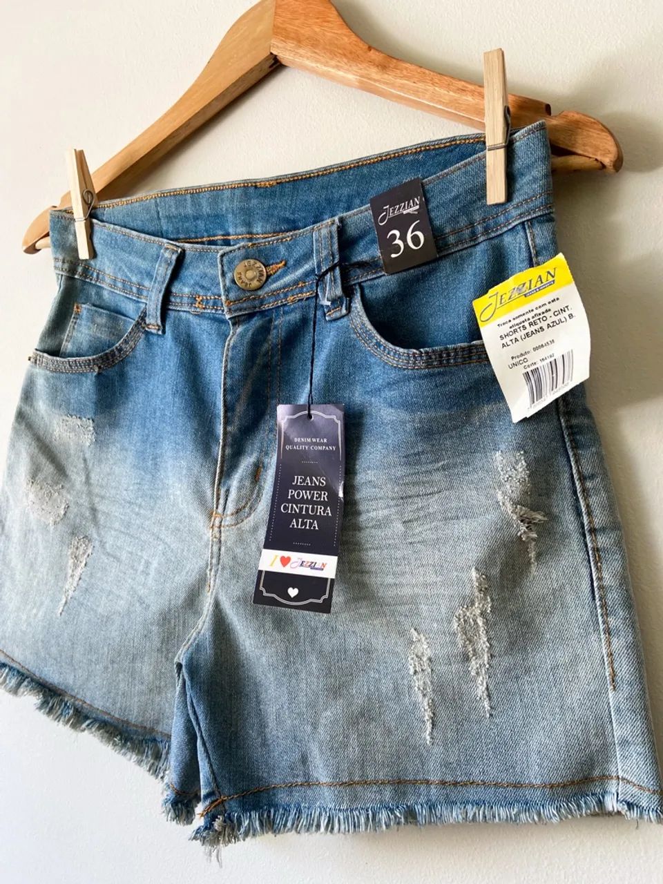 Short jeans reto - Jezzian  - Foto 2