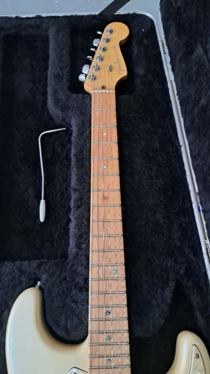 Fender American Deluxe Olympic White 2007 - case original - Foto 3