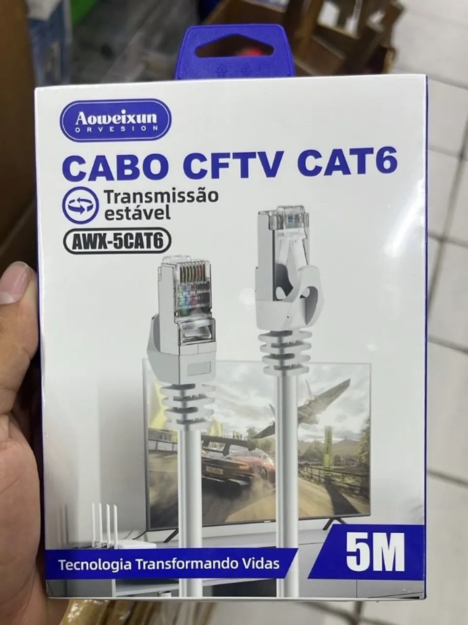 CABO DE REDE 5 METROS CAT6