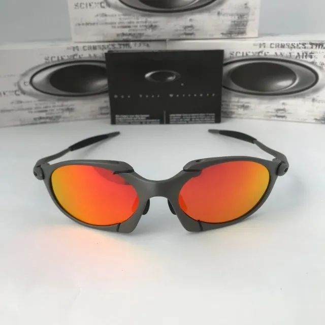 óculos oakley romeo1 ruby lentes polarizadas - Foto 4