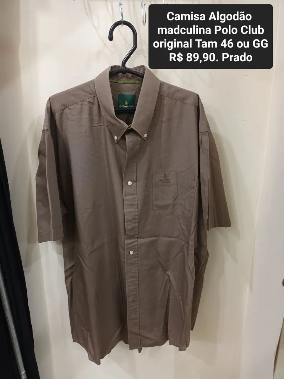 Camisa Algodão Masculina Polo Club original 