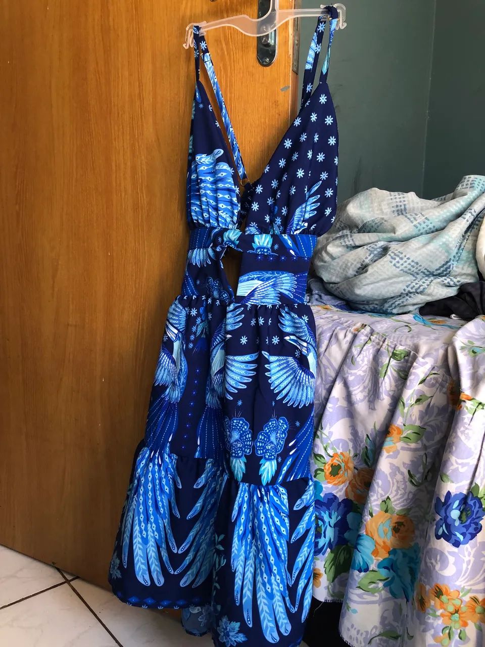 Vende-se vestido rodado azul - Foto 2