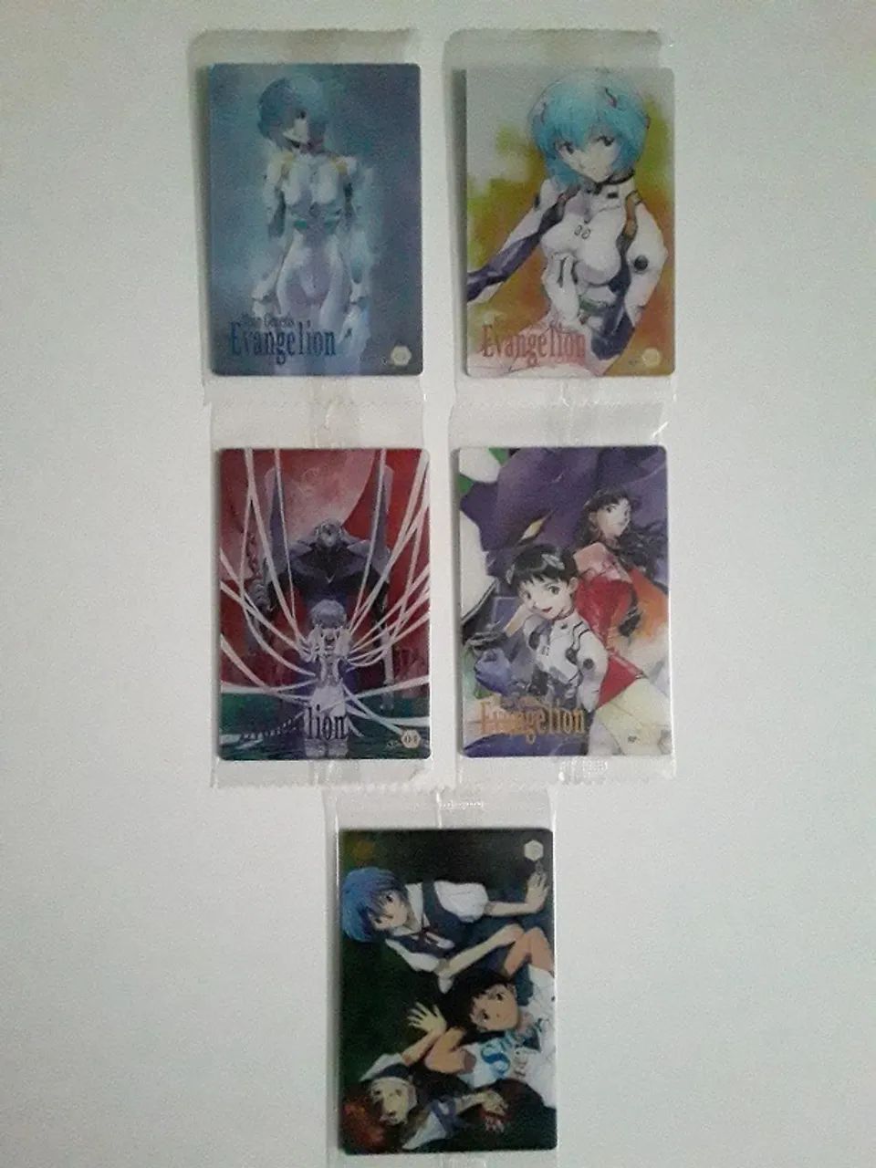 53 Cards Neon Genesis Evangelion Importados e Raros