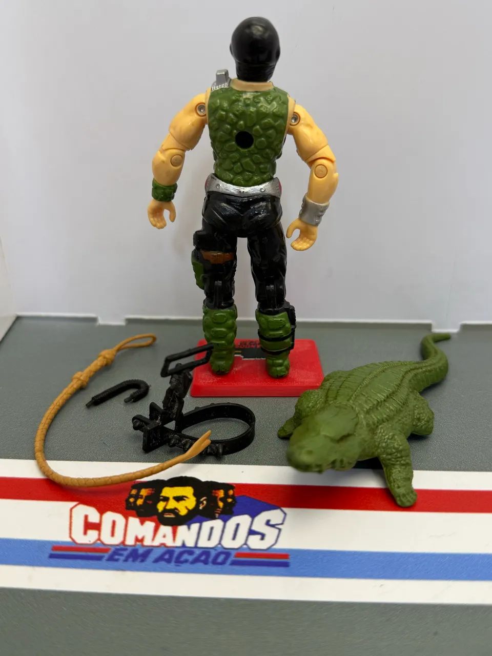 Comandos em Ação Estrela Croc-Master Senhor dos Répteis - 1991  - Foto 2