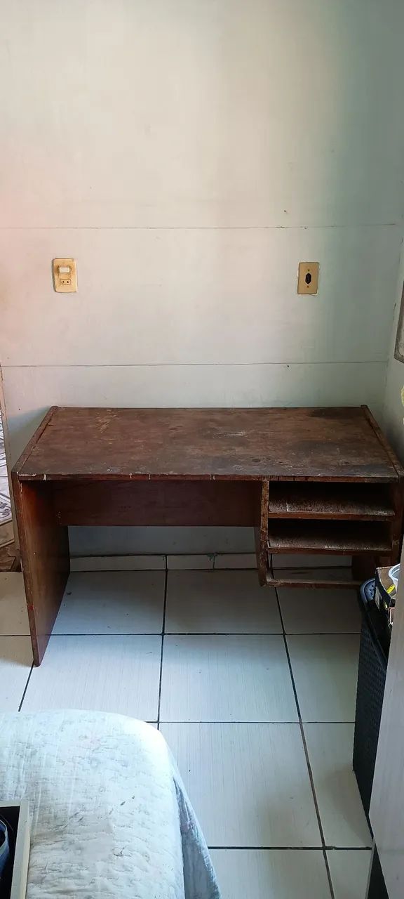 Mesa  escritório de madeira maciça 65093265230850124
