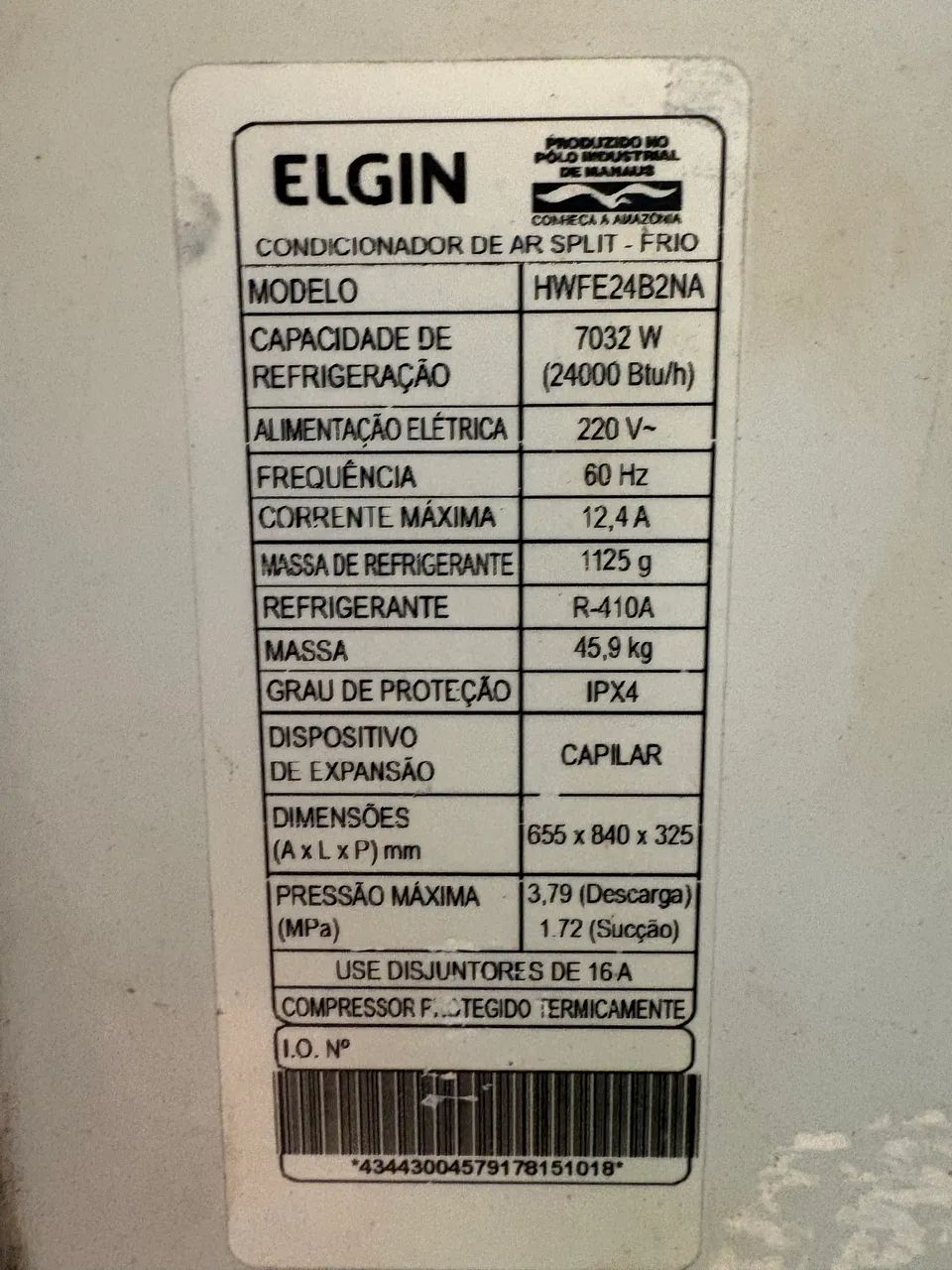 Ar condicionado elgin 24000 - Foto 3