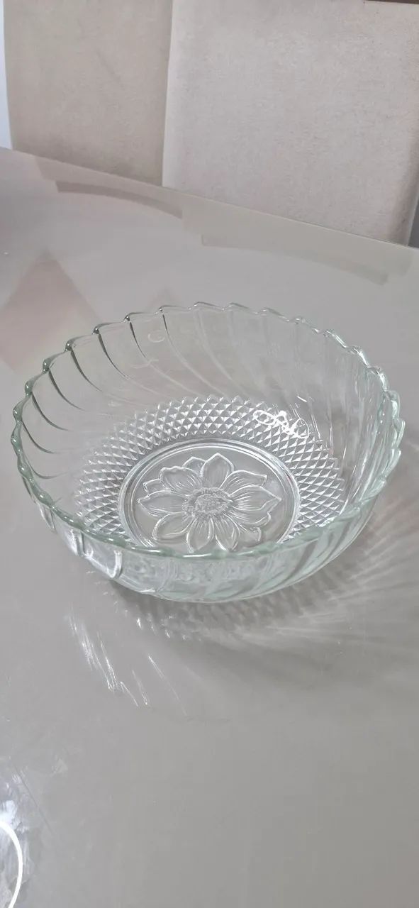 Tigela de vidro decorada cristal - Foto 2