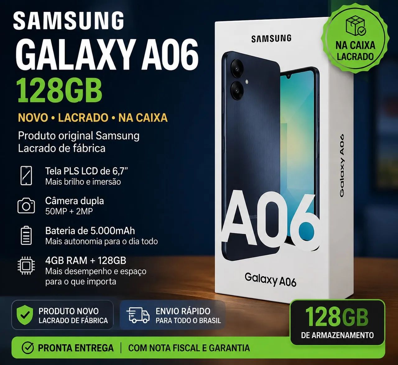 Sansung galaxy A06 128 gb