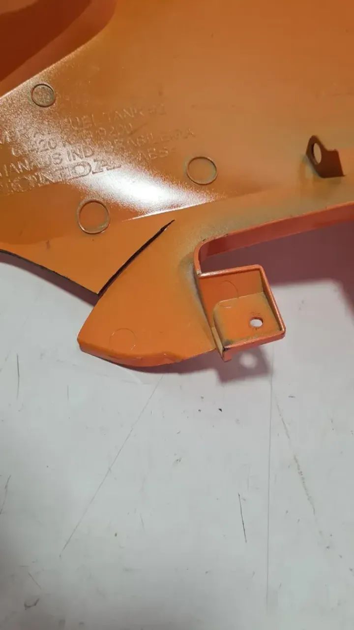 Carenagem Capa Tanque Esq Cg 160 Fan Titan 25/25 C/det 61336 Laranja - Foto 11
