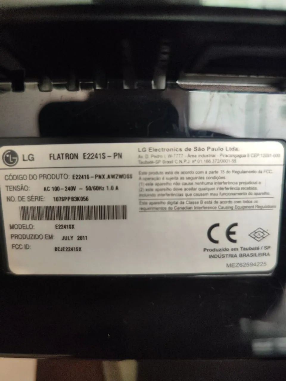 Monitor LG 21 polegadas Flatron E22241S - Foto 2