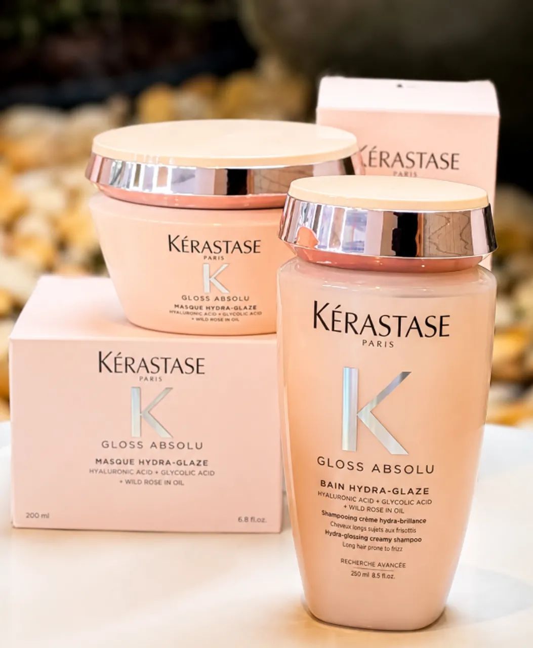 Kit Kérastase Gloss Absolu (shampoo e máscara)