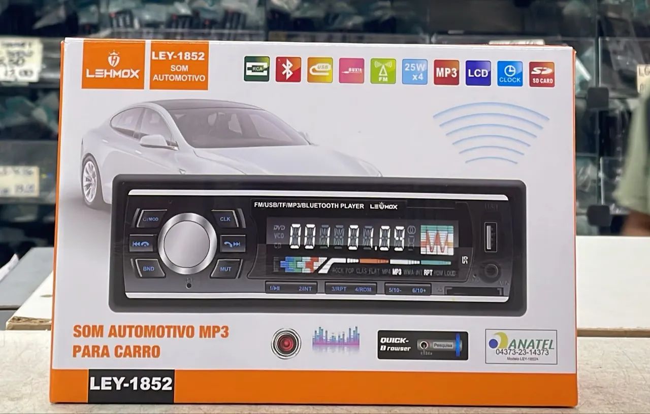 Som automotivo completo com bluetooth 