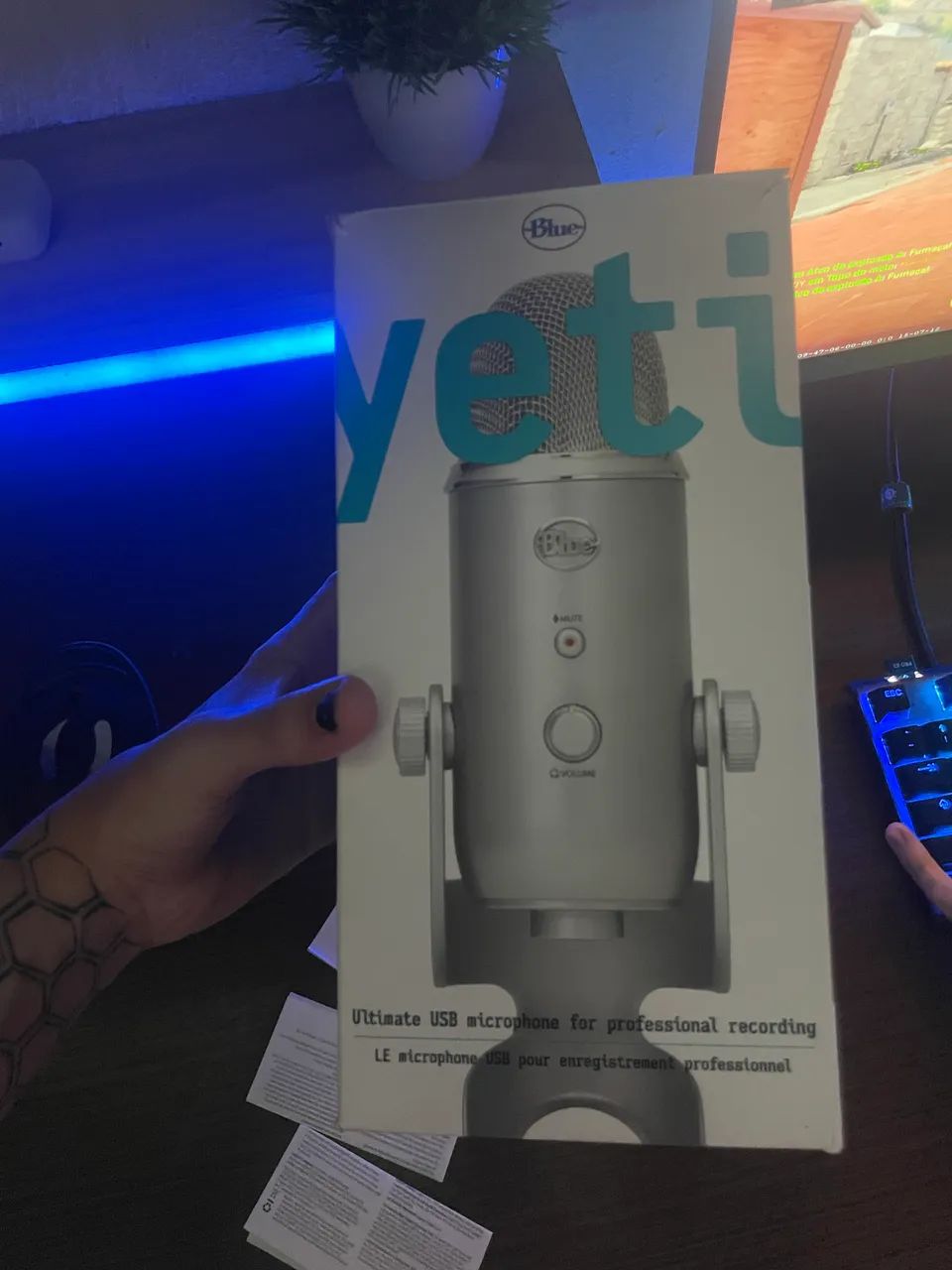 Microfone Blue Yeti ( USB ) - Foto 4
