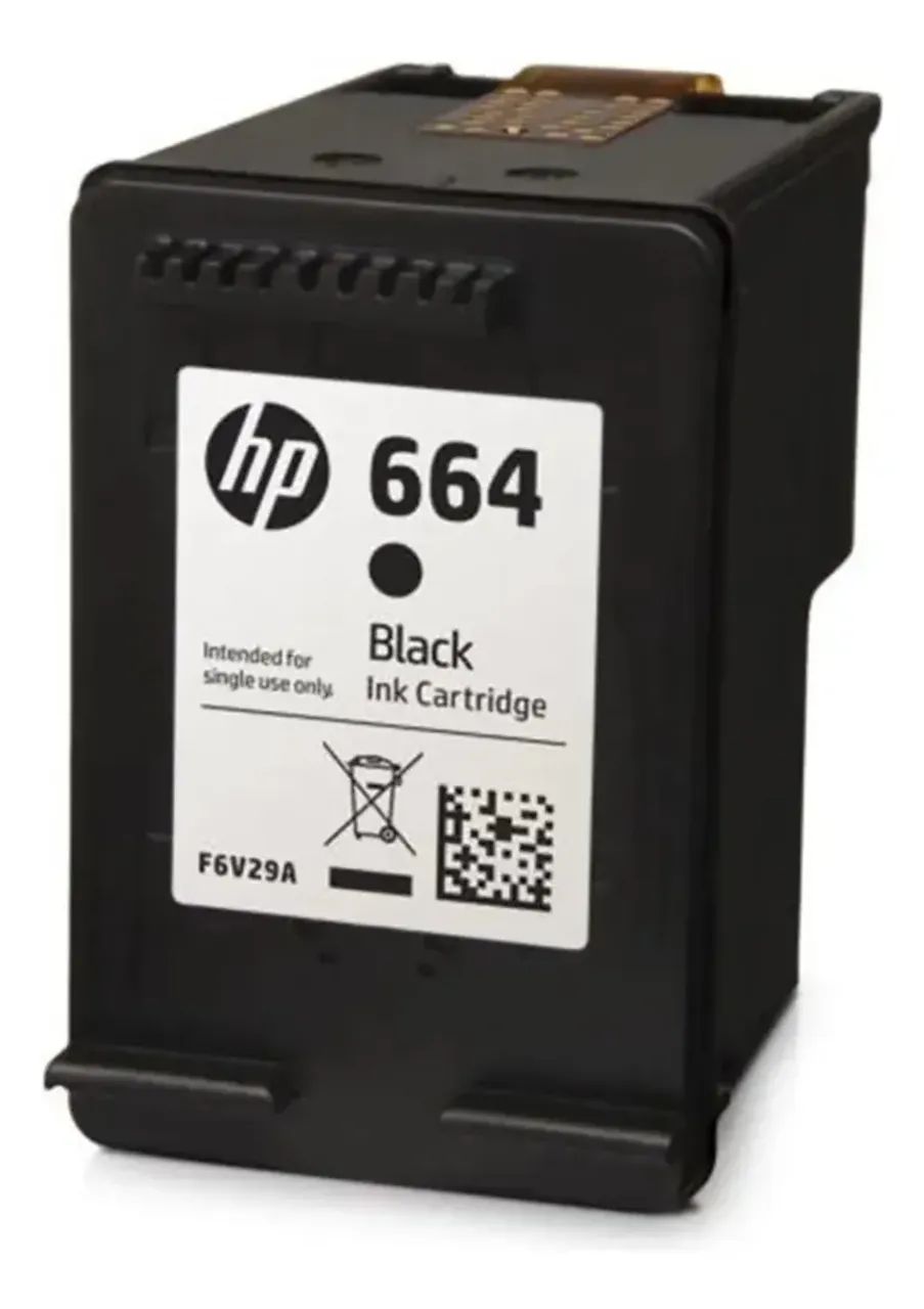 Cartucho HP 664 Preto 