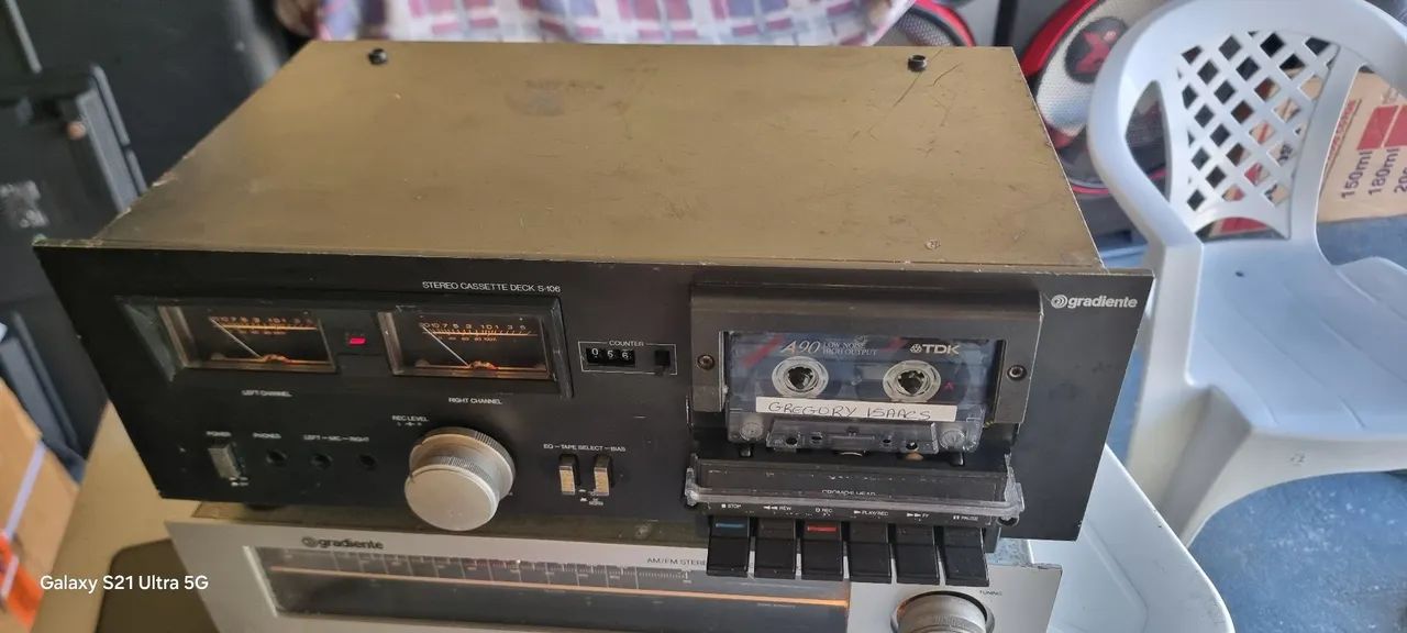 Tape deck gradiente model s106 bem conservado  - Foto 5