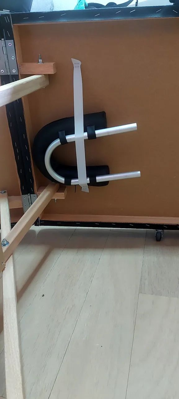 Maca de massagem portátil preta - Foto 3