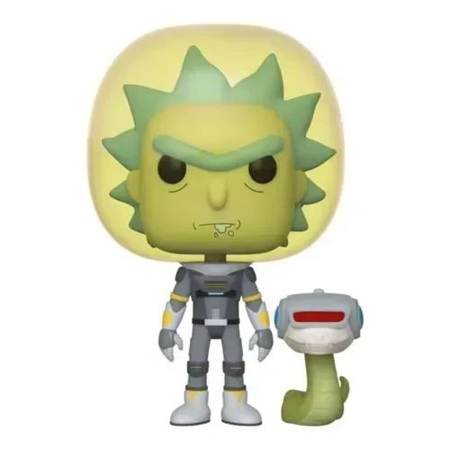 Funko Pop 689 Space Suit Rick with snake Rick and Morty  - Foto 2
