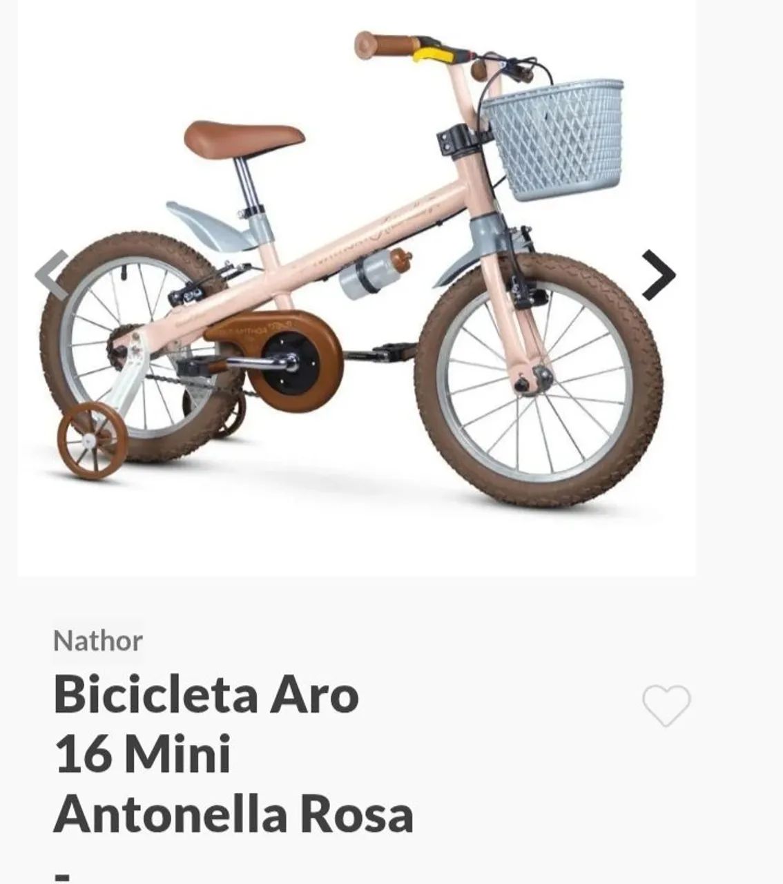 Bicicleta infantil aro 16 Antonella  - Foto 2
