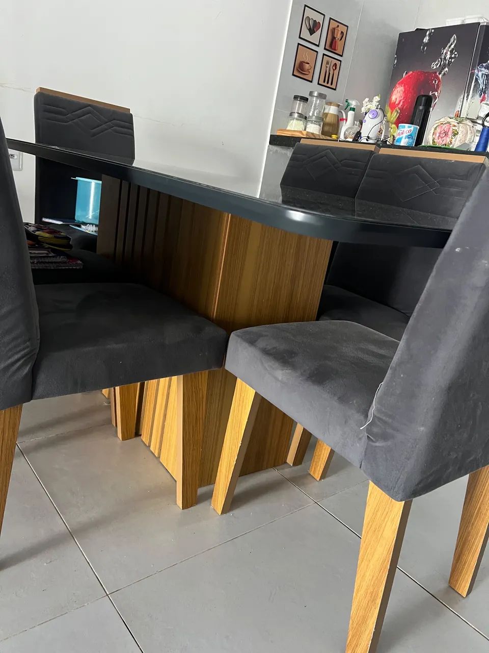 Mesa de janta de 6 cadeira - Foto 4