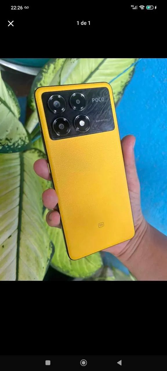 Troco com volta Poco X6PRO 512MEMORIA 