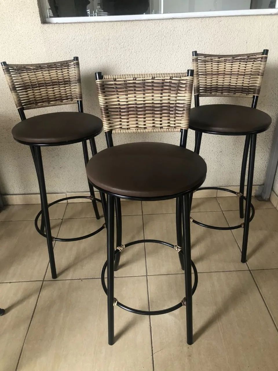 Banquetas de ferro