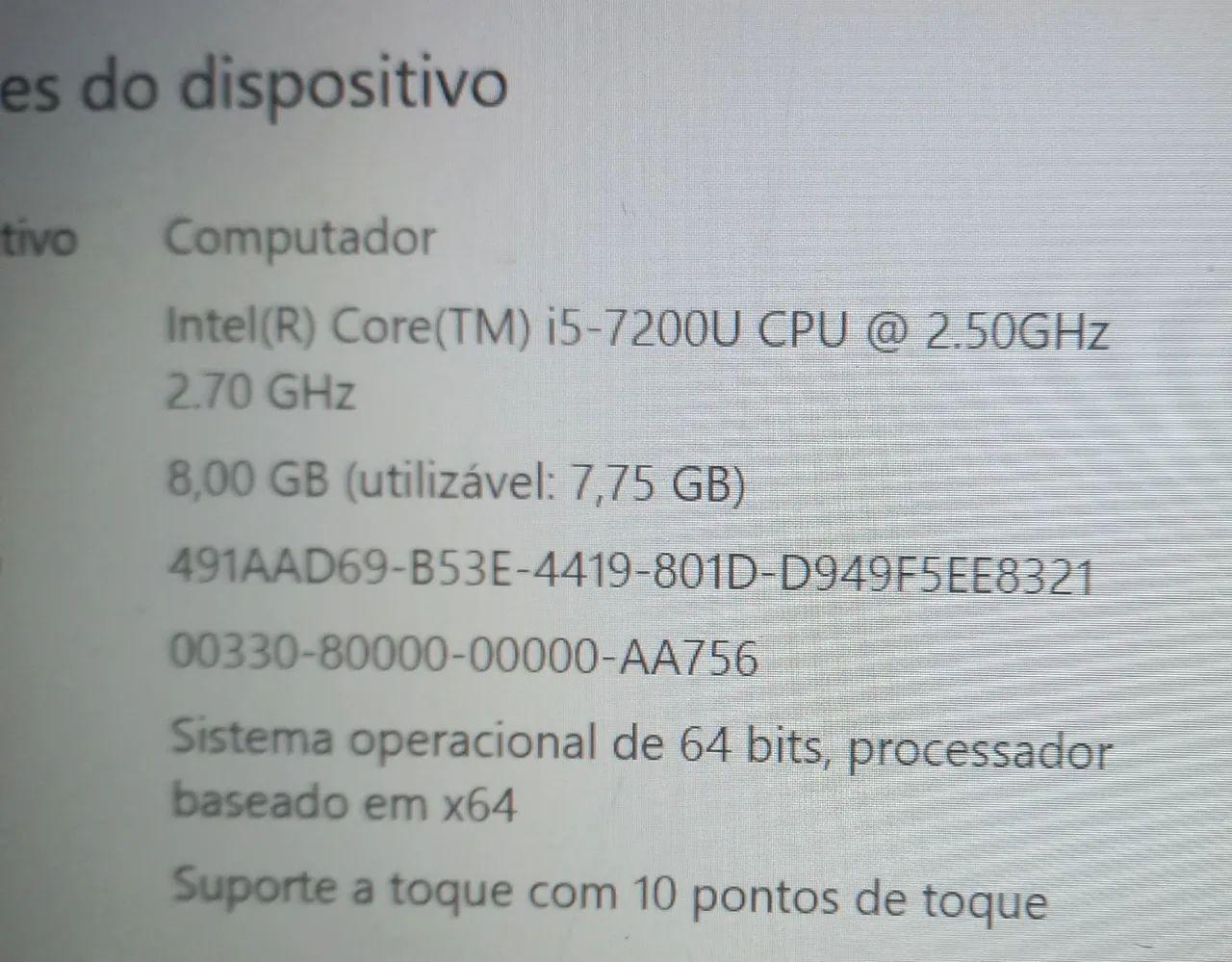 DELL SÉTIMA GERAÇÃO NOTEBOOK  - Foto 5
