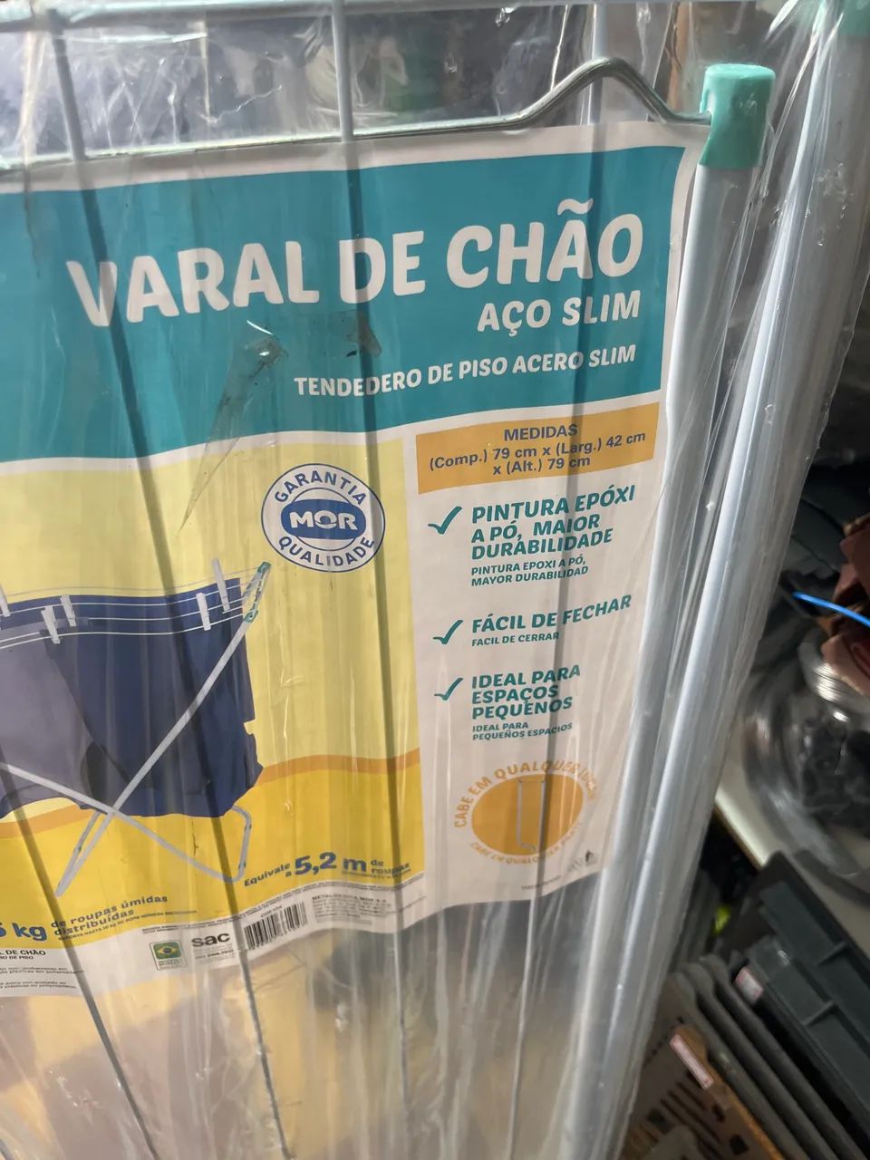 Varal de chão em aço  - Foto 2