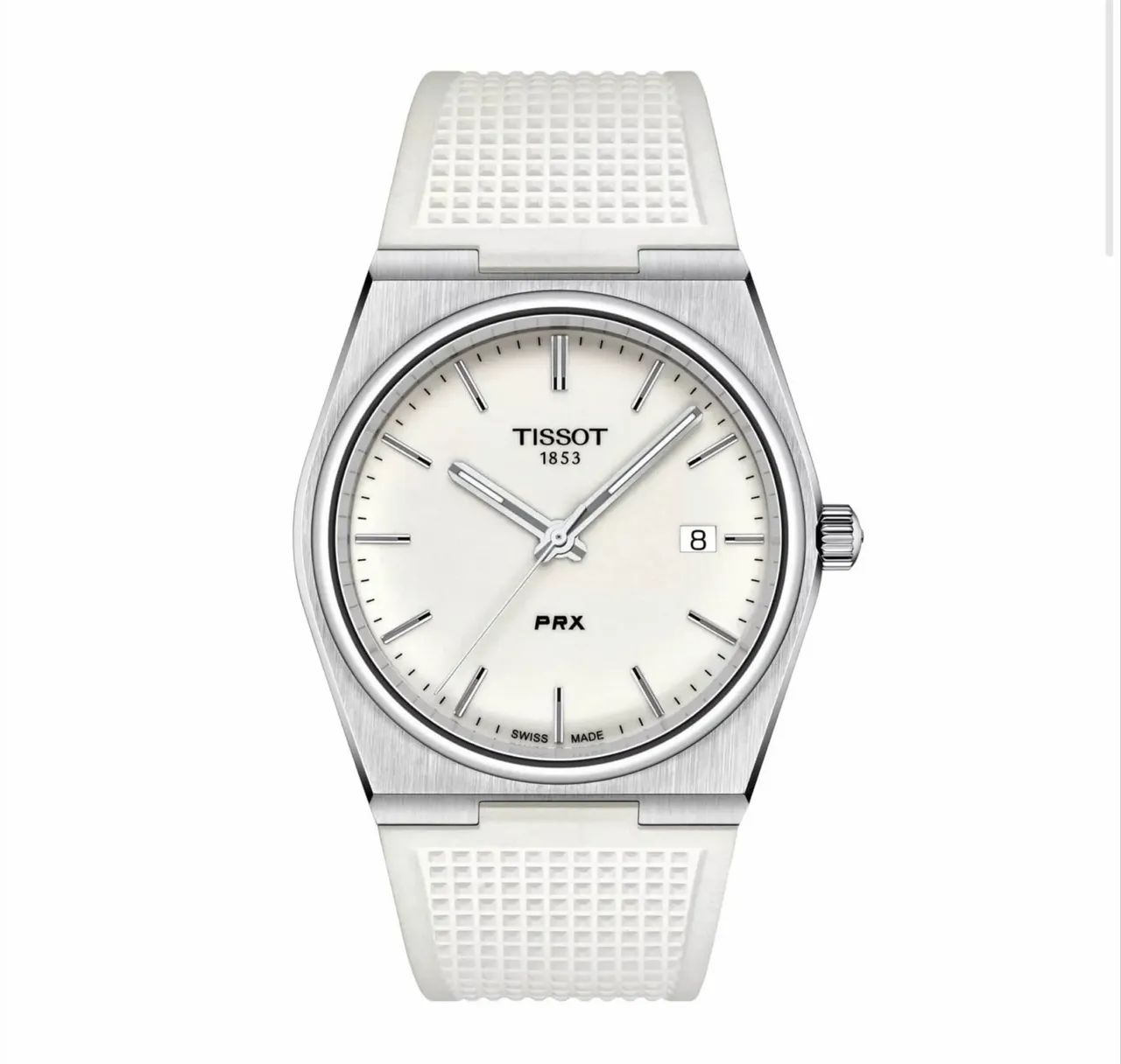 Relógio Tissot PRX Branco 40mm Novo - Foto 3