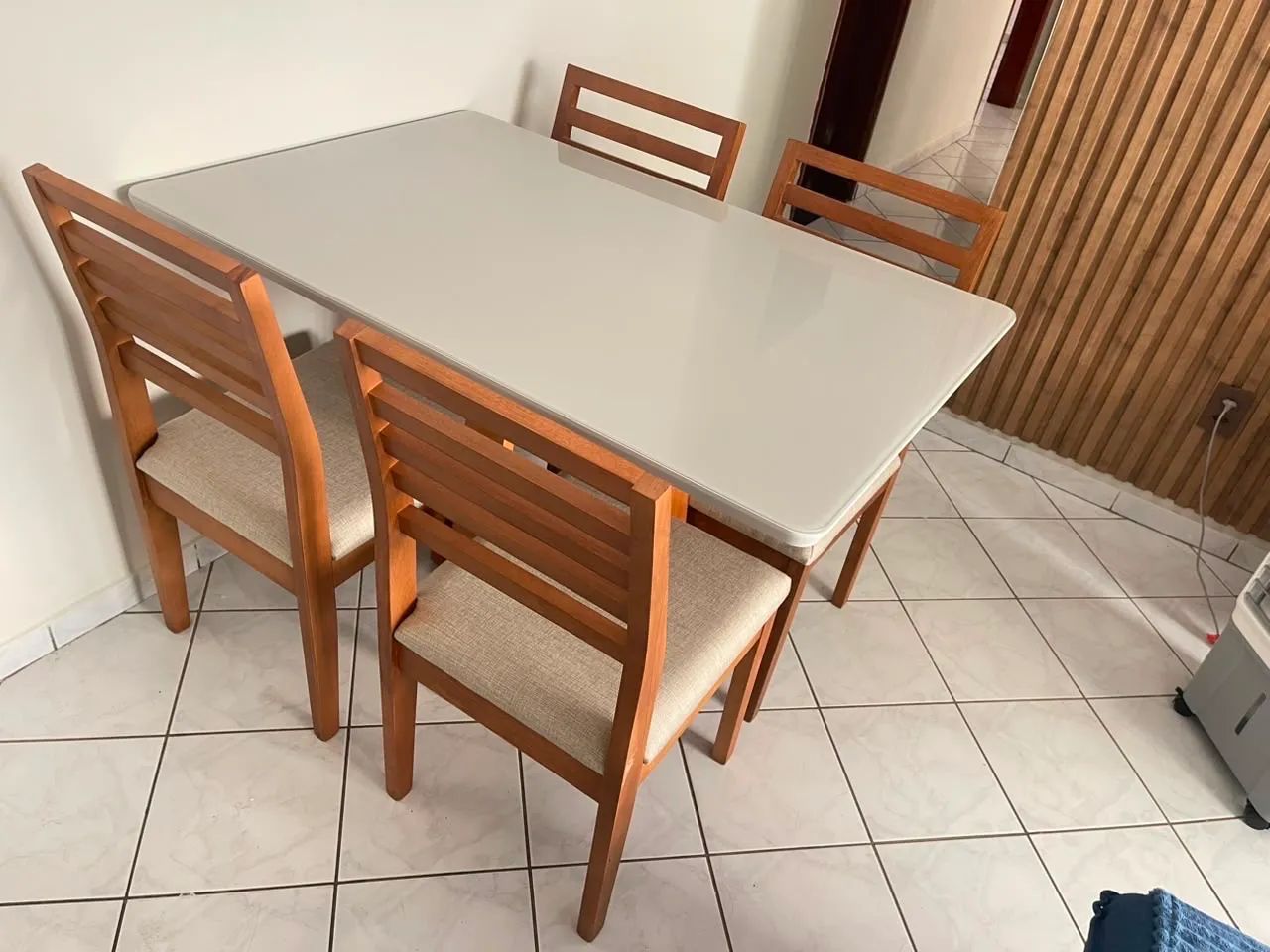 Mesa de madeira completa pronta entrega  - Foto 2