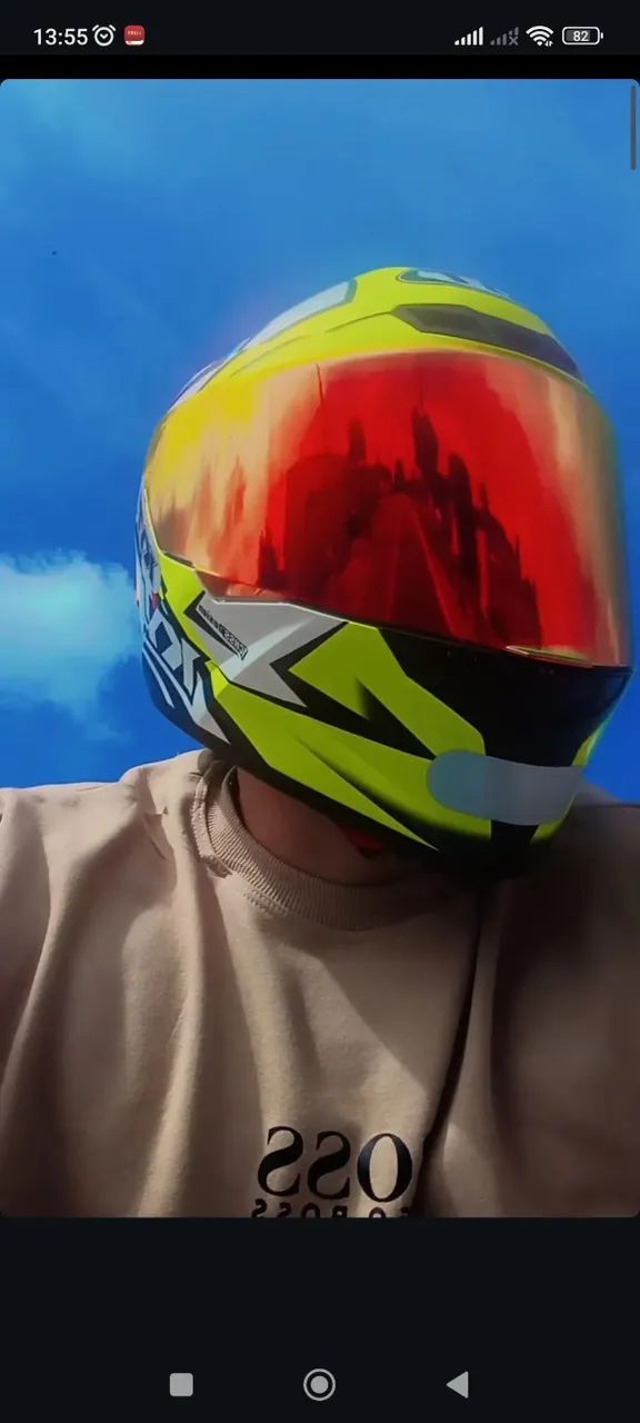 Capacete kayt + 2 viseira de brinde  n"60 - Foto 5