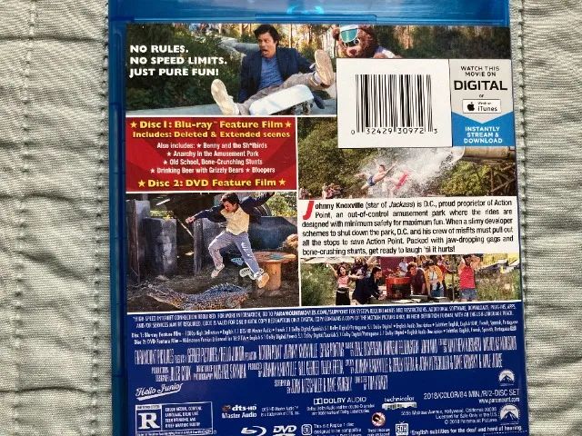jackass - action point (bluray + dvd) importado - Foto 4