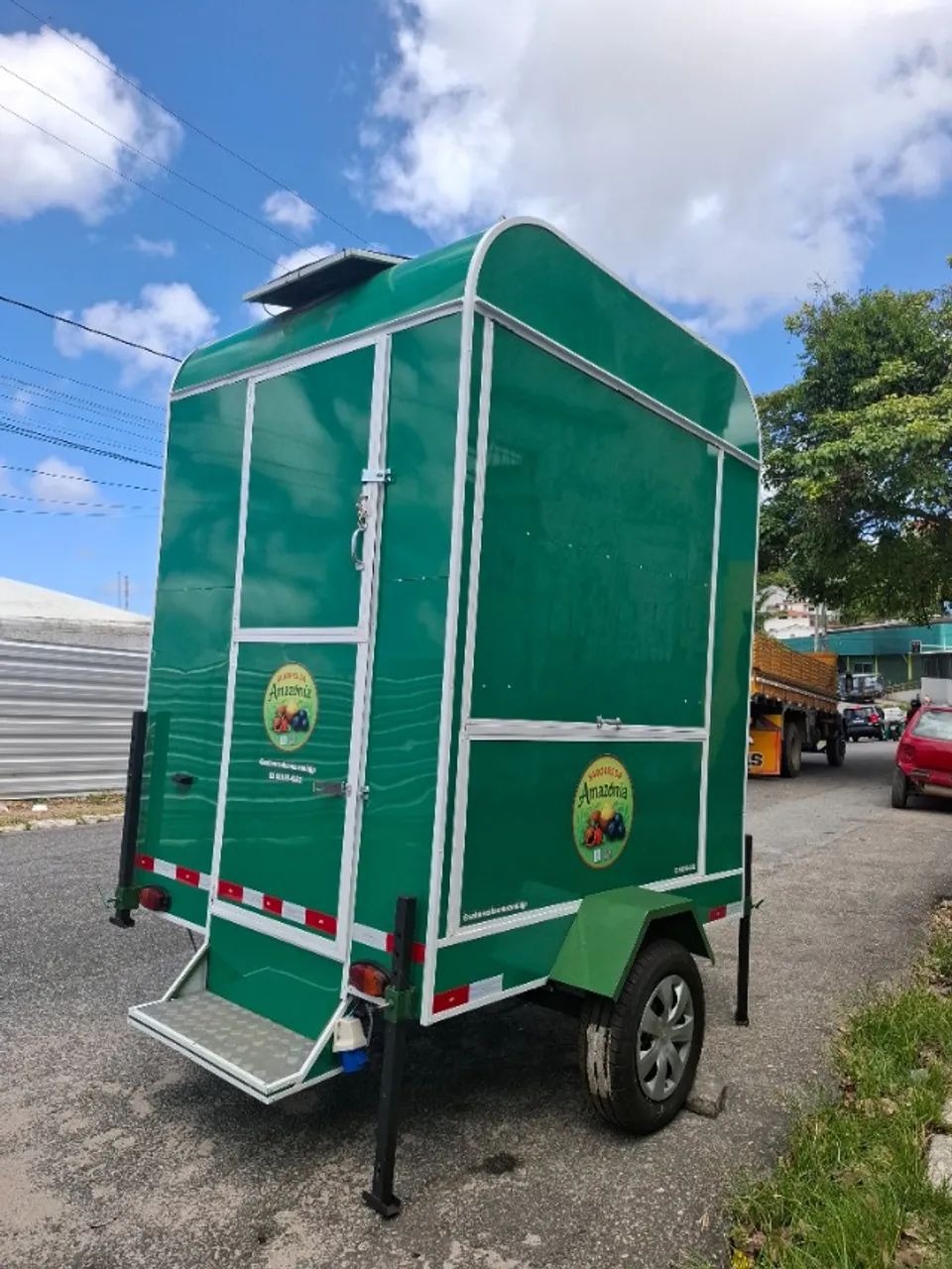 Trailer Verde Para Sucos Naturais - Foto 2