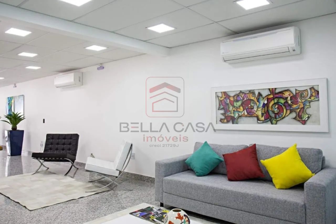 123,06 m² - Excelente sala comercial, sem os móveis, com ar condicionado, 3 banheiros - Foto 5