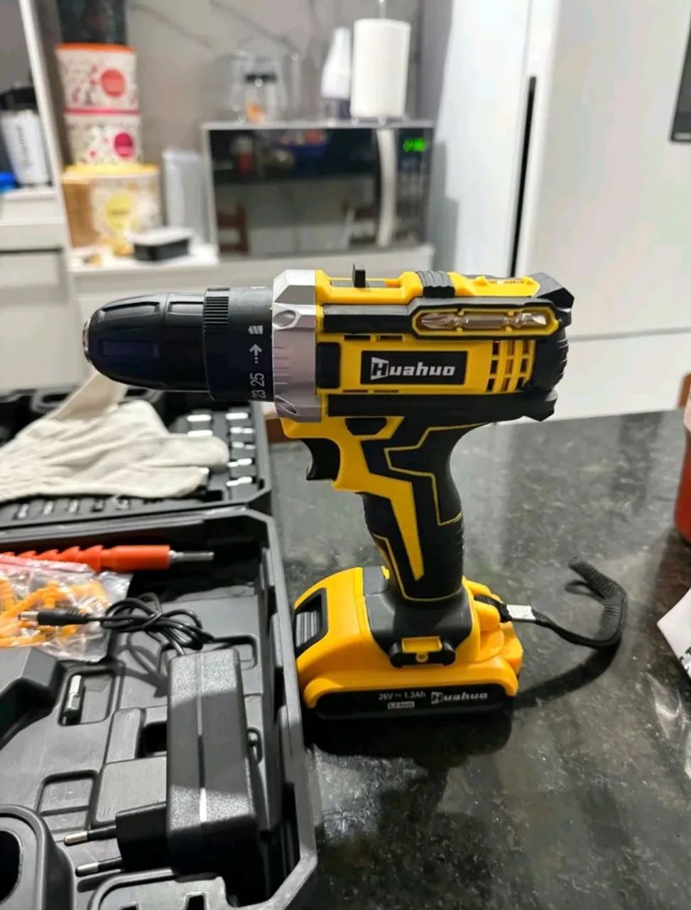 48V Cordless Drill Driver + 2 Batteries