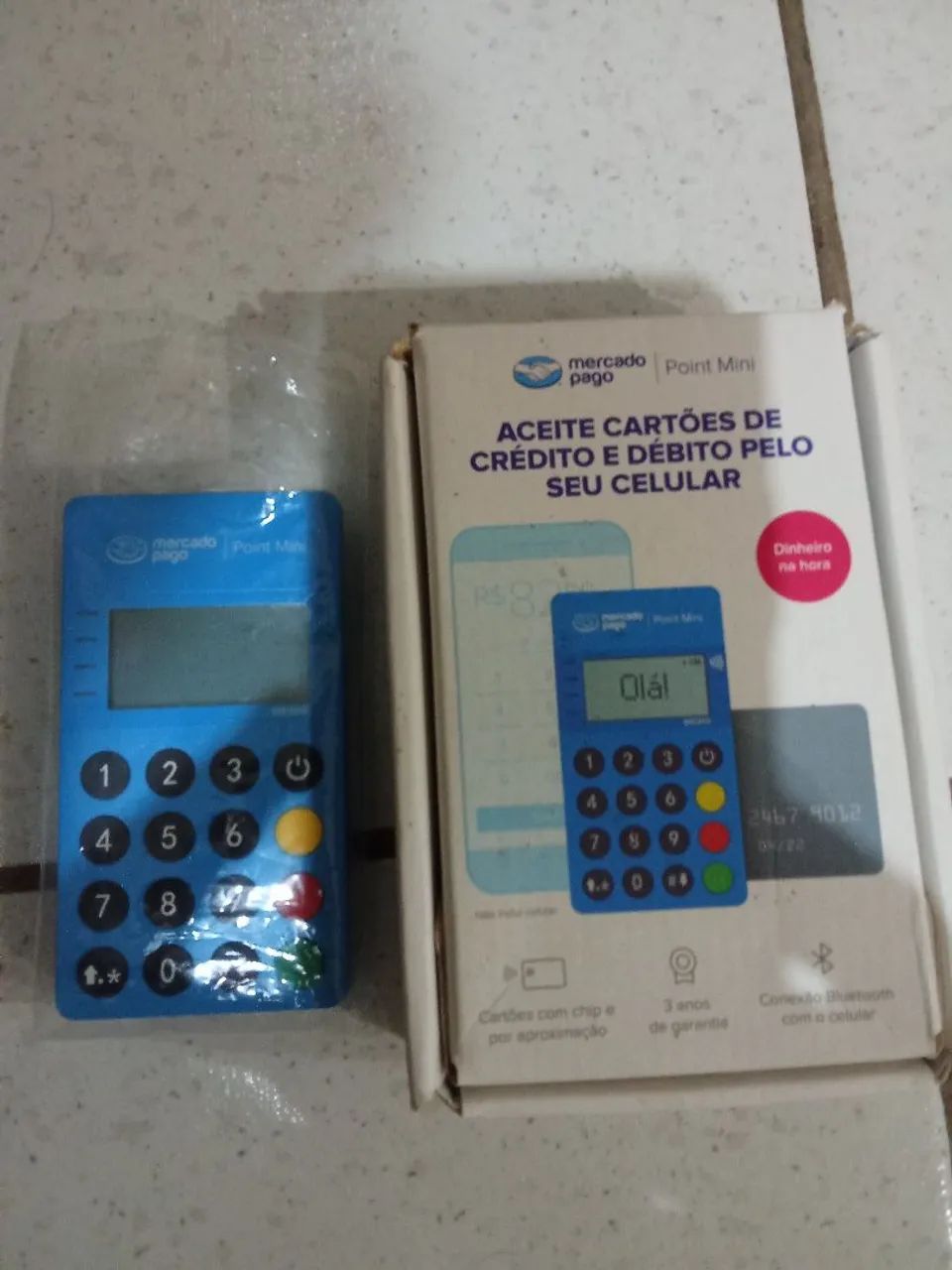  MÁQUINA POINT MINI MERCADO PAGO AZUL 