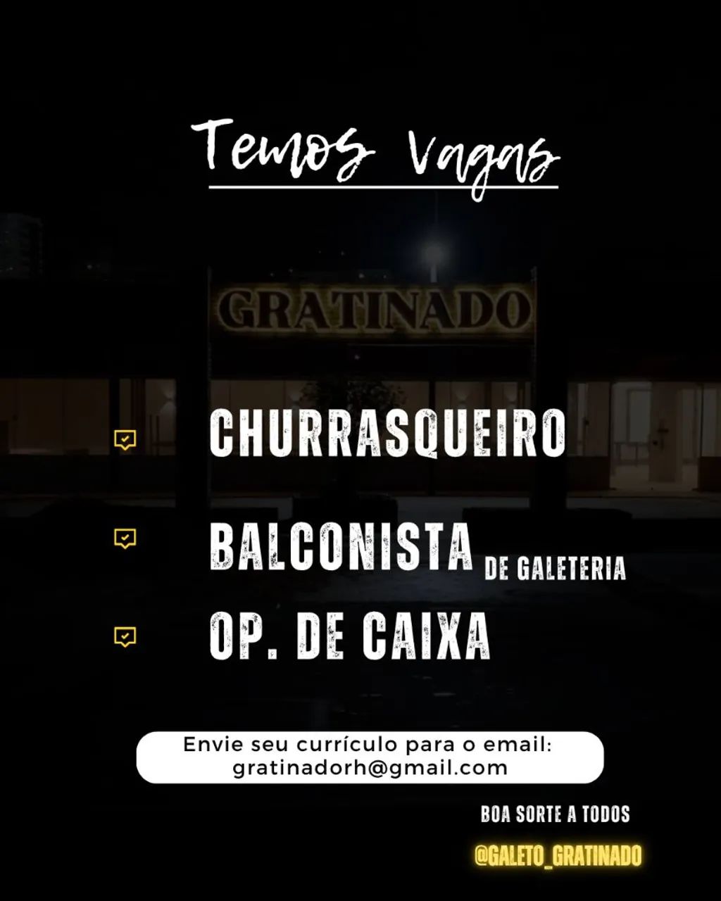 Vaga de emprego