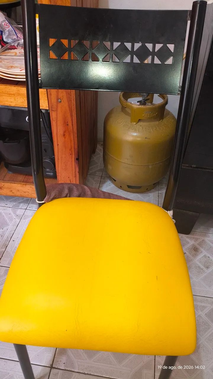 Mesa de jantar retangular Aço Nobre Julia 4 cadeiras - Foto 3