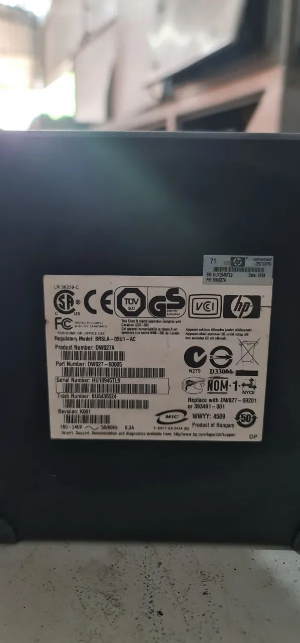 Hp StorageWorks DAT 72 Drive de Backup em Fita 36/72GB - Foto 4
