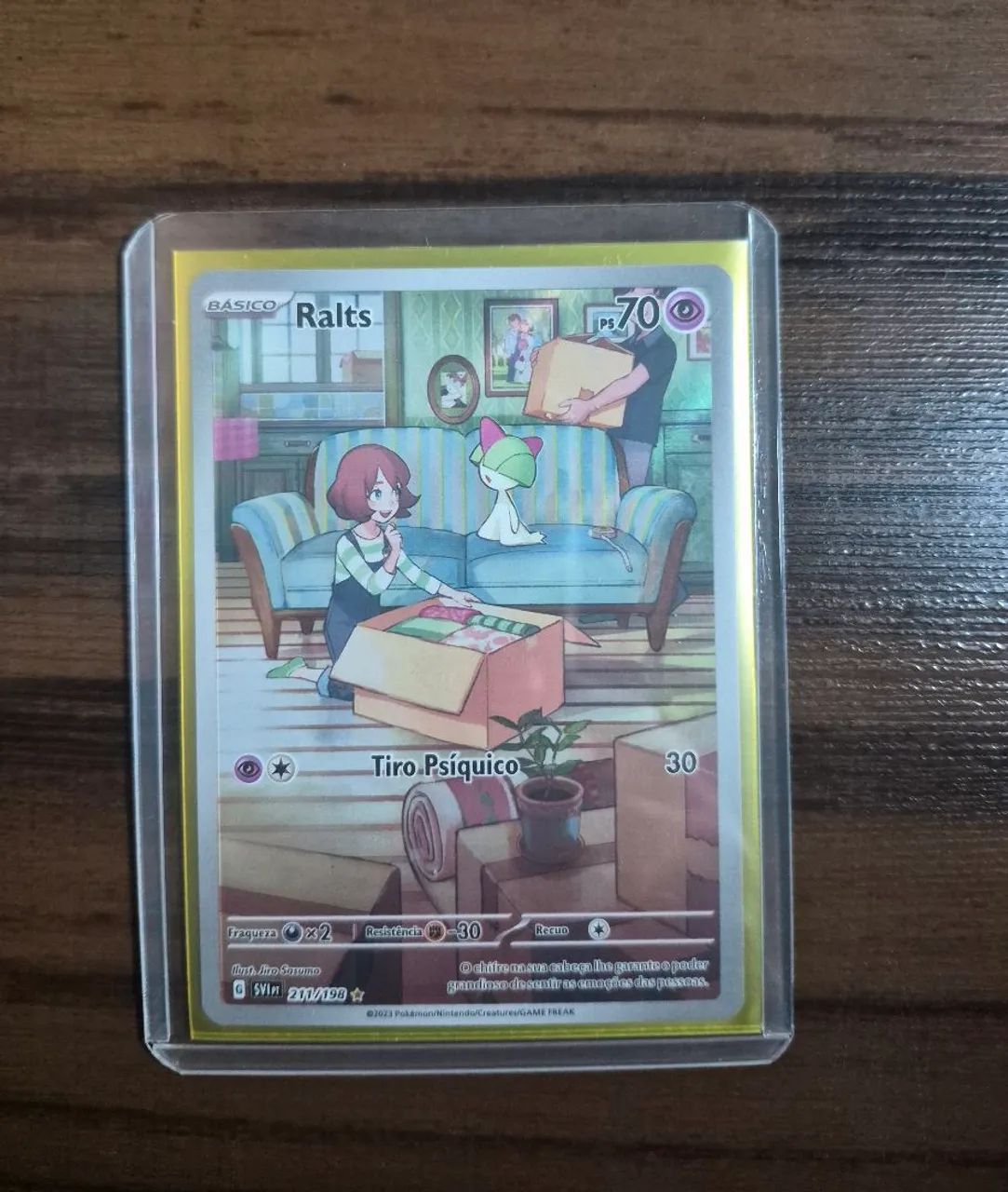 Carta Ralts (original) Pokemon TCG Escarlate e Violeta (211/198)