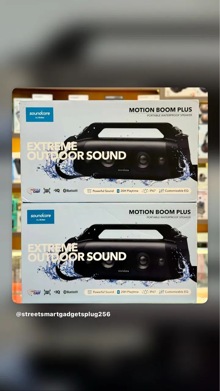 Soundcore Anker Motion Boom Plus Ip67 Speaker With 80wstereo