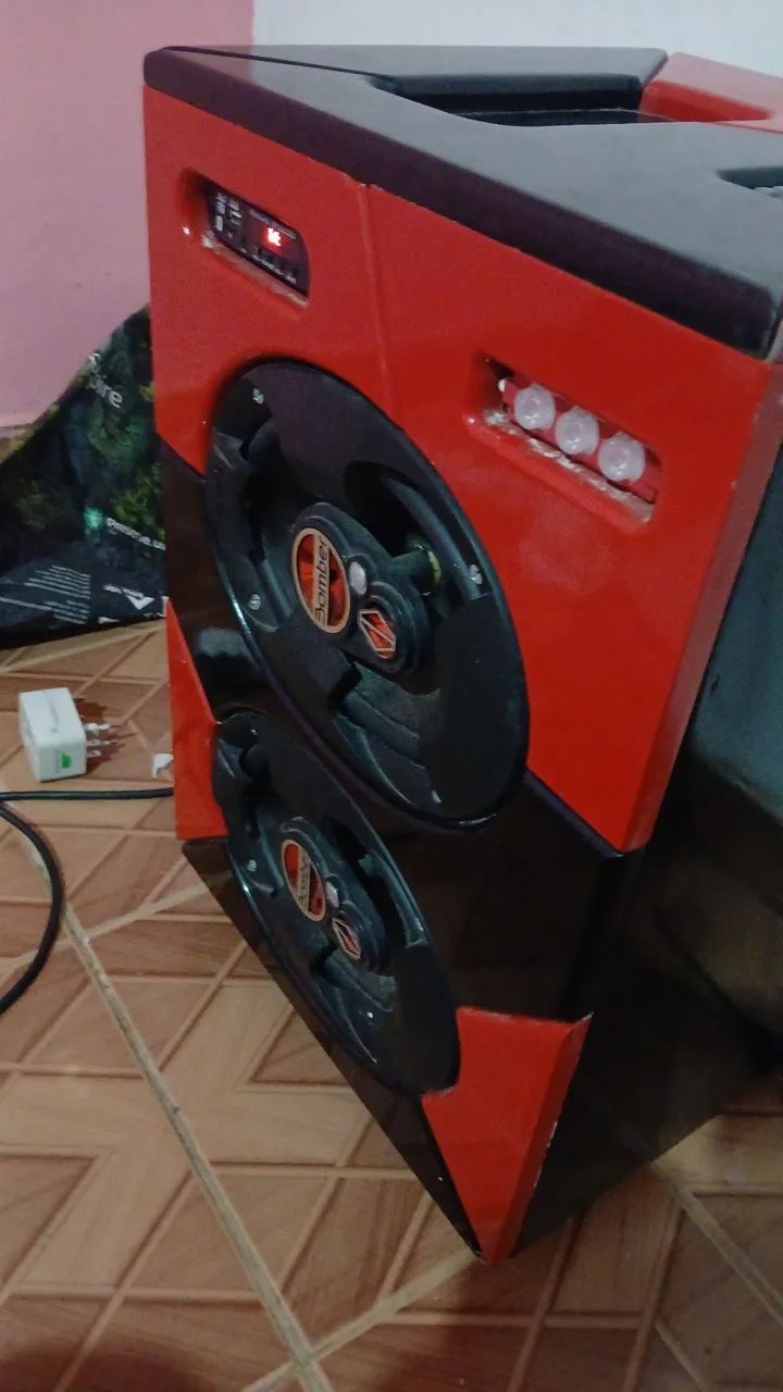 caixa de som auta potência 