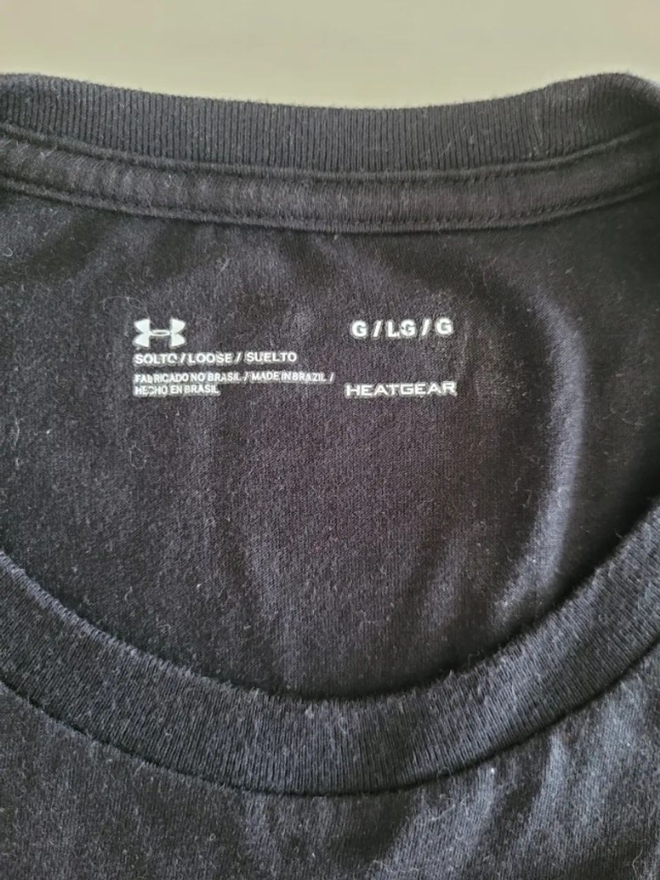Camiseta Under Armour Boxed Preta Original - Foto 3