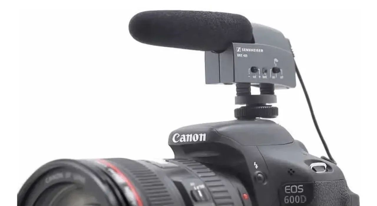 Microfone Shotgun Sennheiser Mke 400 Original - Foto 2