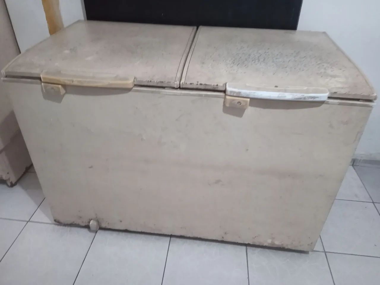 Freezer horizontal duas portas 