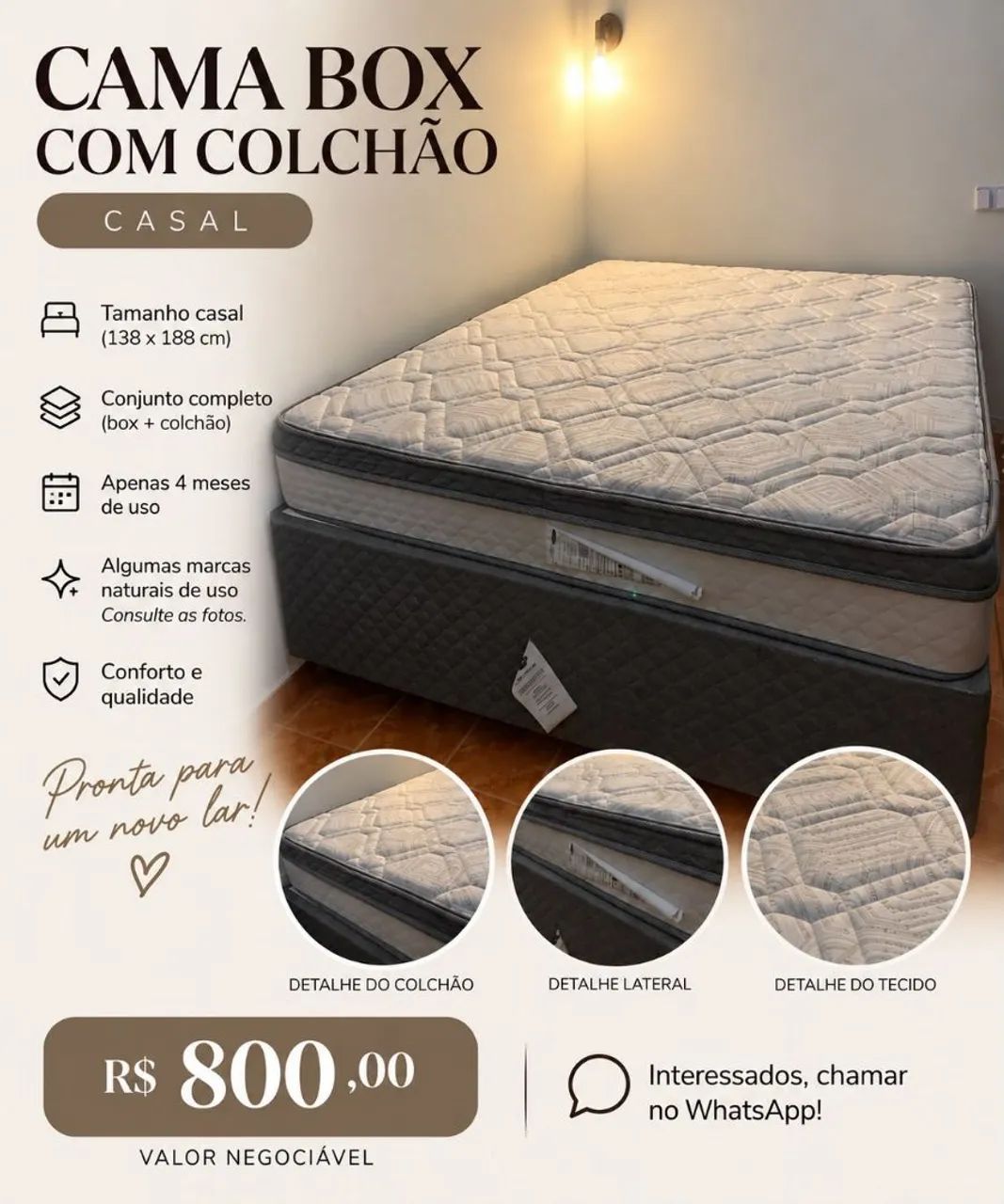 Cama Casal - Foto 2