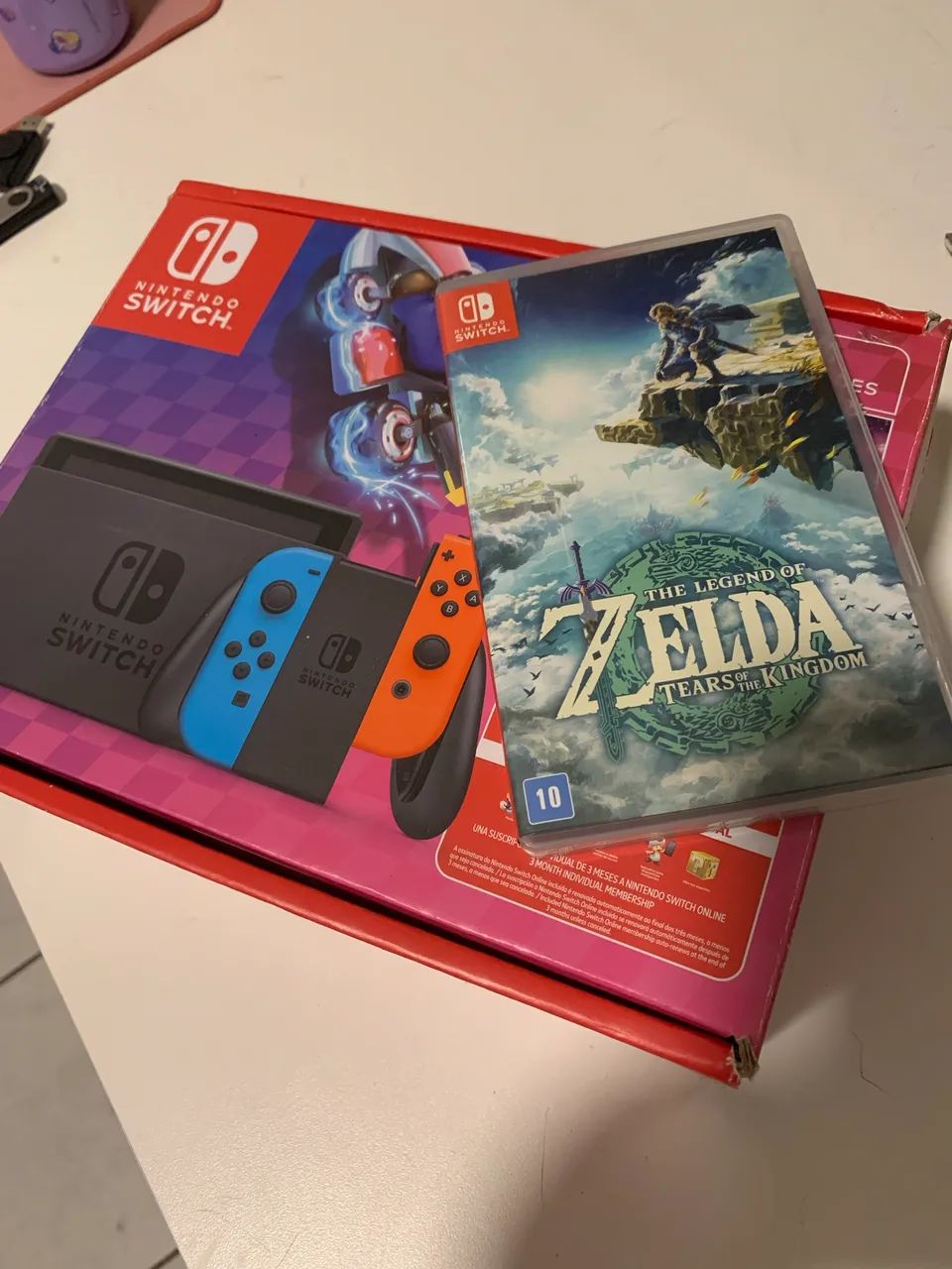 Nintendo switch + zelda Tears of the kingdom