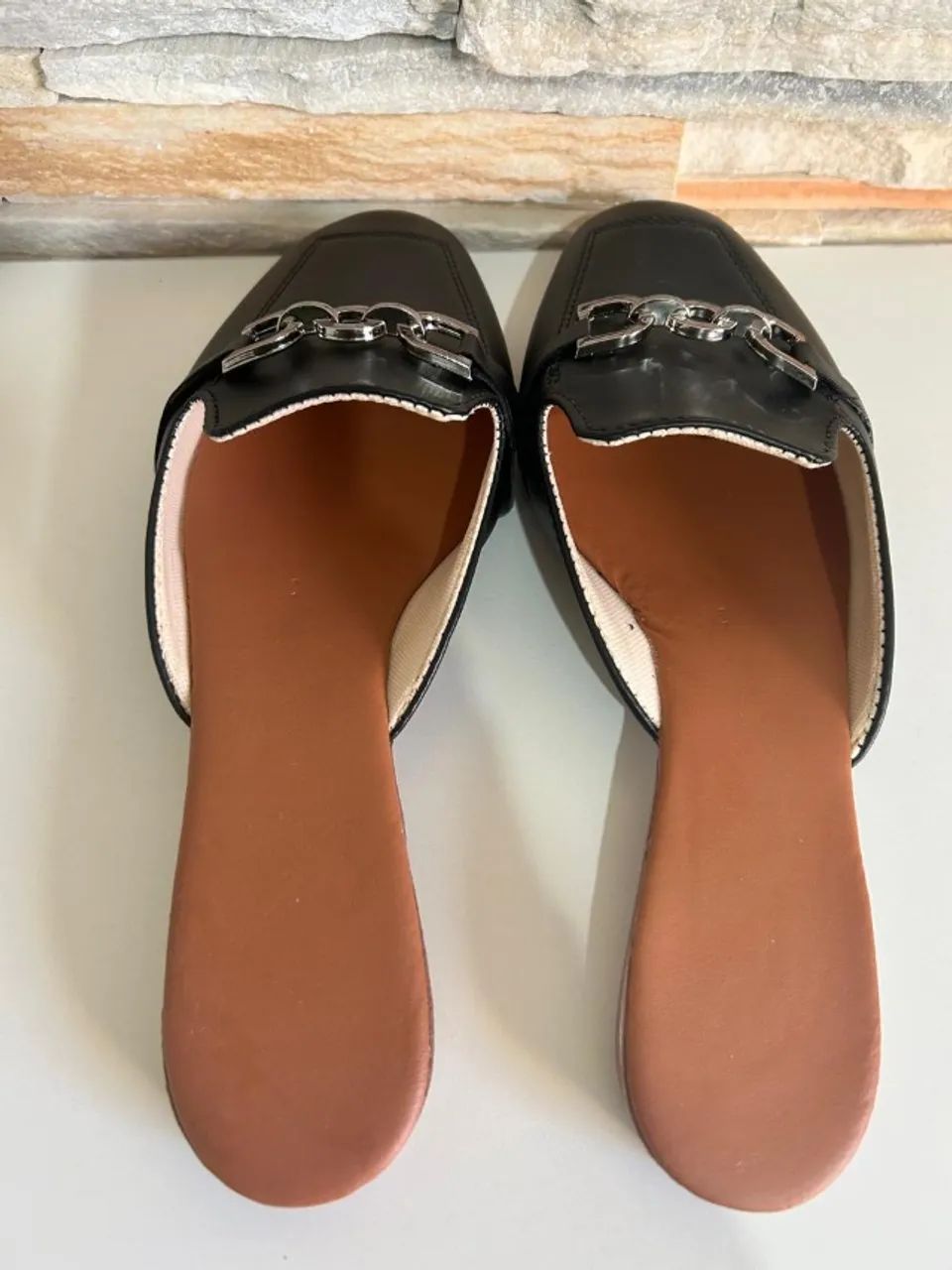 Mule Feminino Preto Elegante - Foto 4
