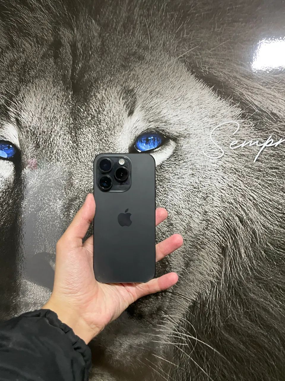 IPHONE 15 PRO PRETO SEMINOVO ÓTIMO ESTADO 
