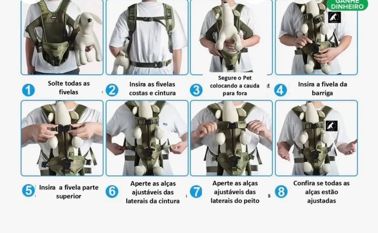 Canguru para cachorro - Foto 6