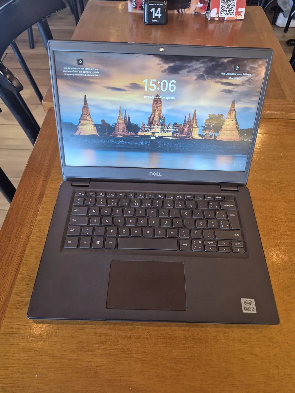 NOTEBOOK DELL LATITUDE I5, 8GB RAM, 256SSD COM LEITOR DE DIGITAL, TECLADO RETROILUMINADO